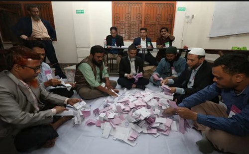 ঢাকা-৭ আসনের নির্বাচনের ভোট গণনা চলছে, এগিয়ে দাঁড়িপাল্লা