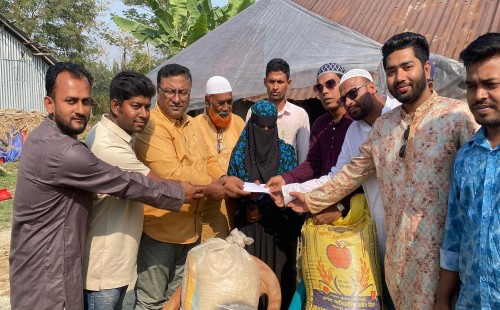 সুবর্ণচরের সেই আয়েশা পাবে ঘরঃ ছাত্রদল সেক্রটারী নাছির উদ্দীন নাছির